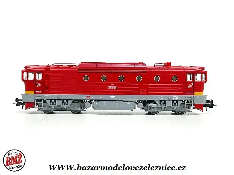 Roco - DCC + ZVUK. - Dieselová lokomotiva Brejlovec T 478 3210 ČSD - HO