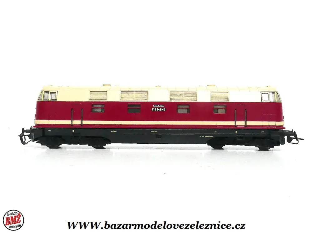 BTTB - Dieselová lokomotiva V 118 146 DR - TT