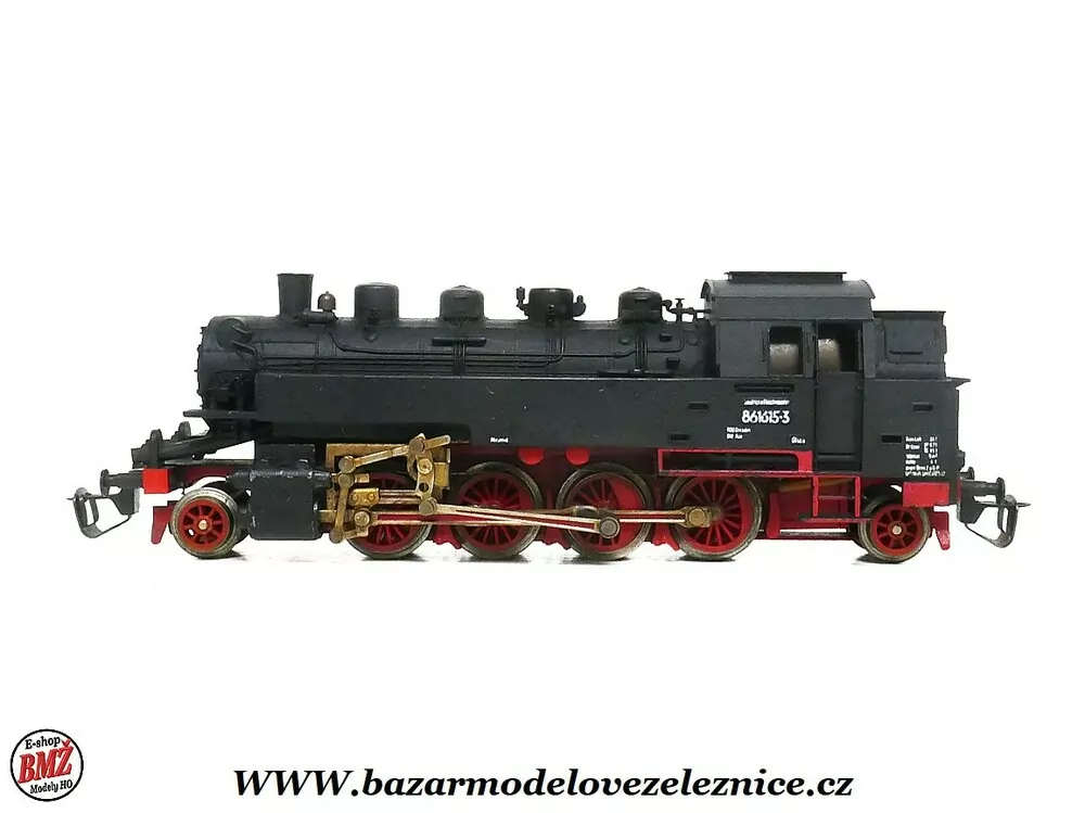 BTTB - Parní lokomotiva BR 86 1615 DR - TT