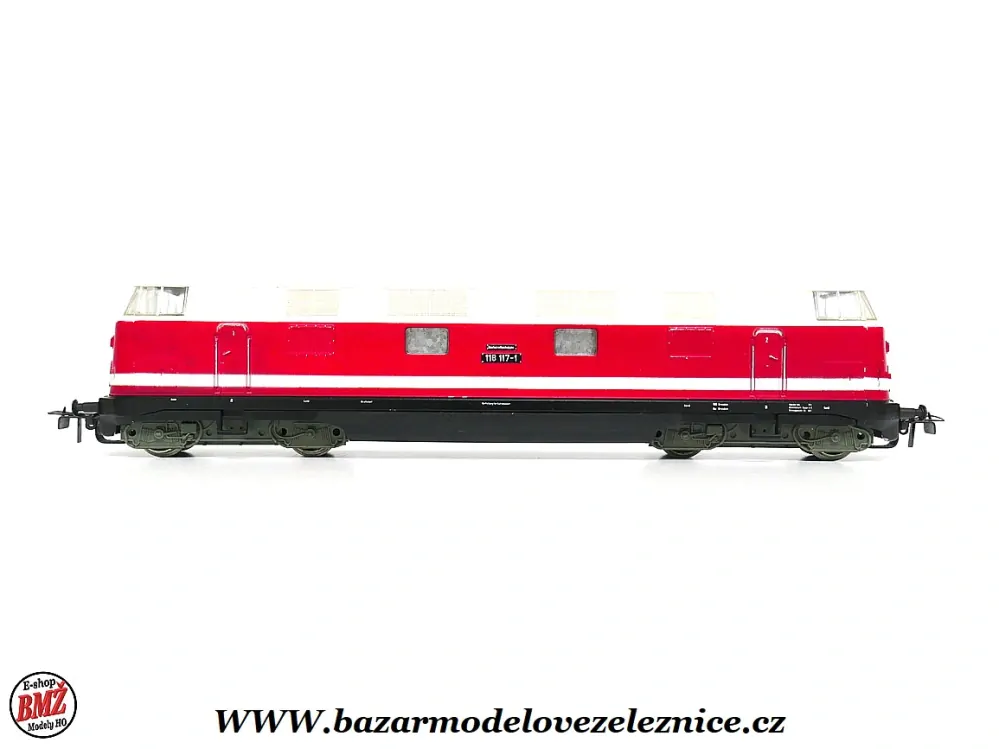 PIKO DDR - DC  - Dieselová lokomotiva BR 118 117  DR - HO