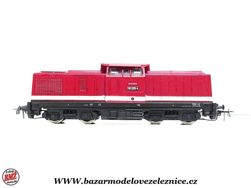 PIKO DDR - DC - Dieselová lokomotiva BR 110 025 DR - HO
