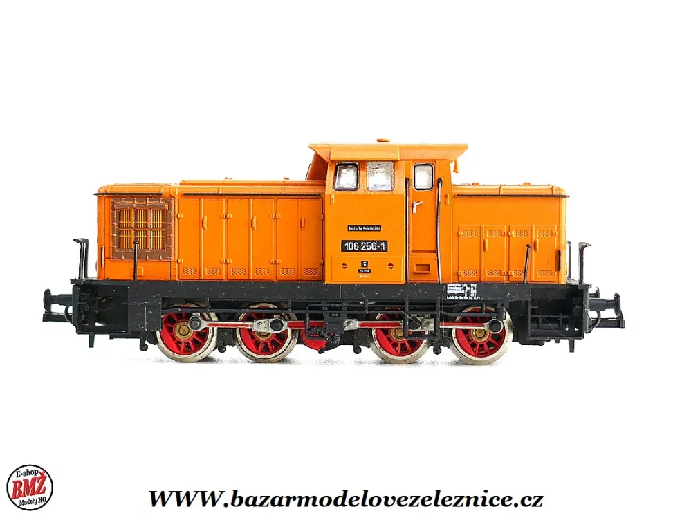 Piko DDR - DC - Dieselová lokomotiva BR 106 256 DR - HO