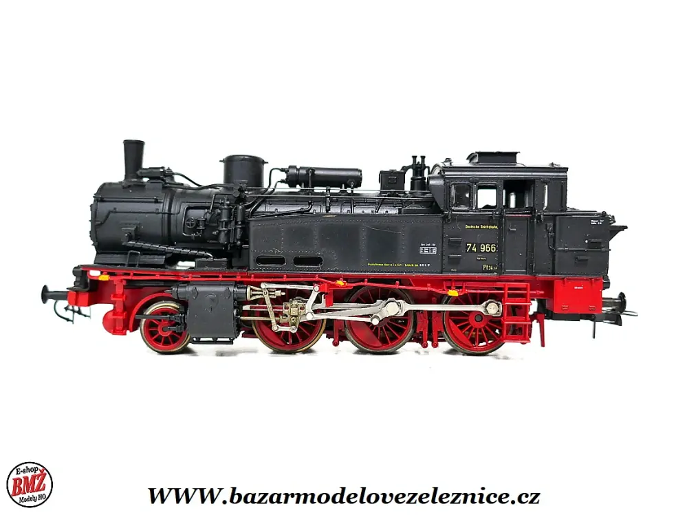 Roco - DC - Parní lokomotiva BR 74 966 DRG  - HO