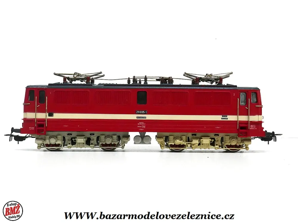 Piko DDR - DC - Elektrická lokomotiva E 211 035 DR - HO