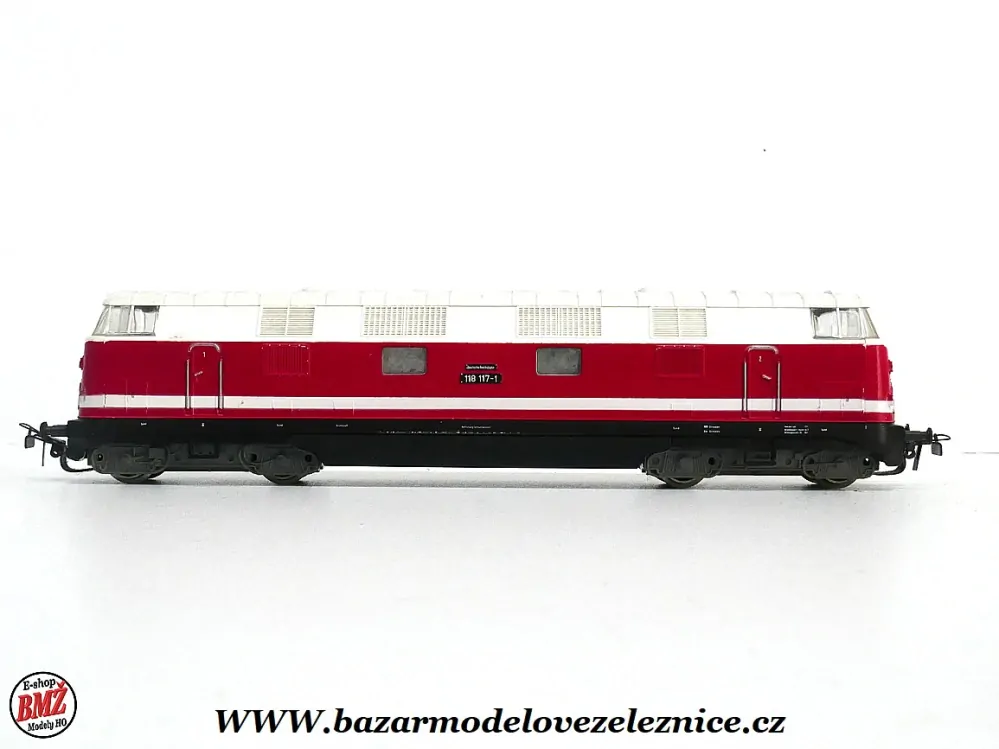 PIKO DDR - DC - Dieselová lokomotiva BR 118 117 DR - HO