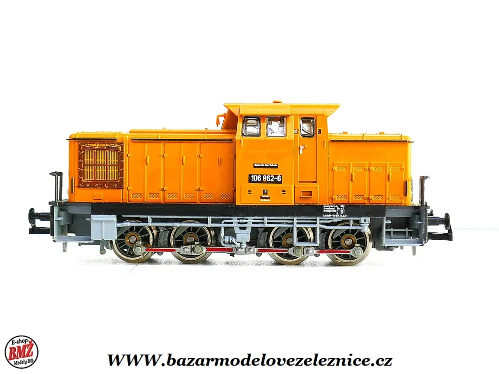 Piko DDR - DC - Dieselová lokomotiva BR 106 256 DR - HO