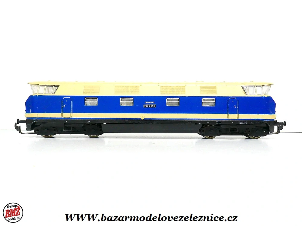 PIKO DDR - DC  - Dieselová lokomotiva V 180 059  DR - HO