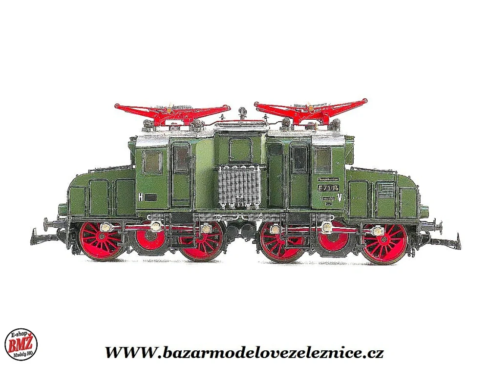 Roco - DC - Elektrická lokomotiva E 71 14 DRG - HO