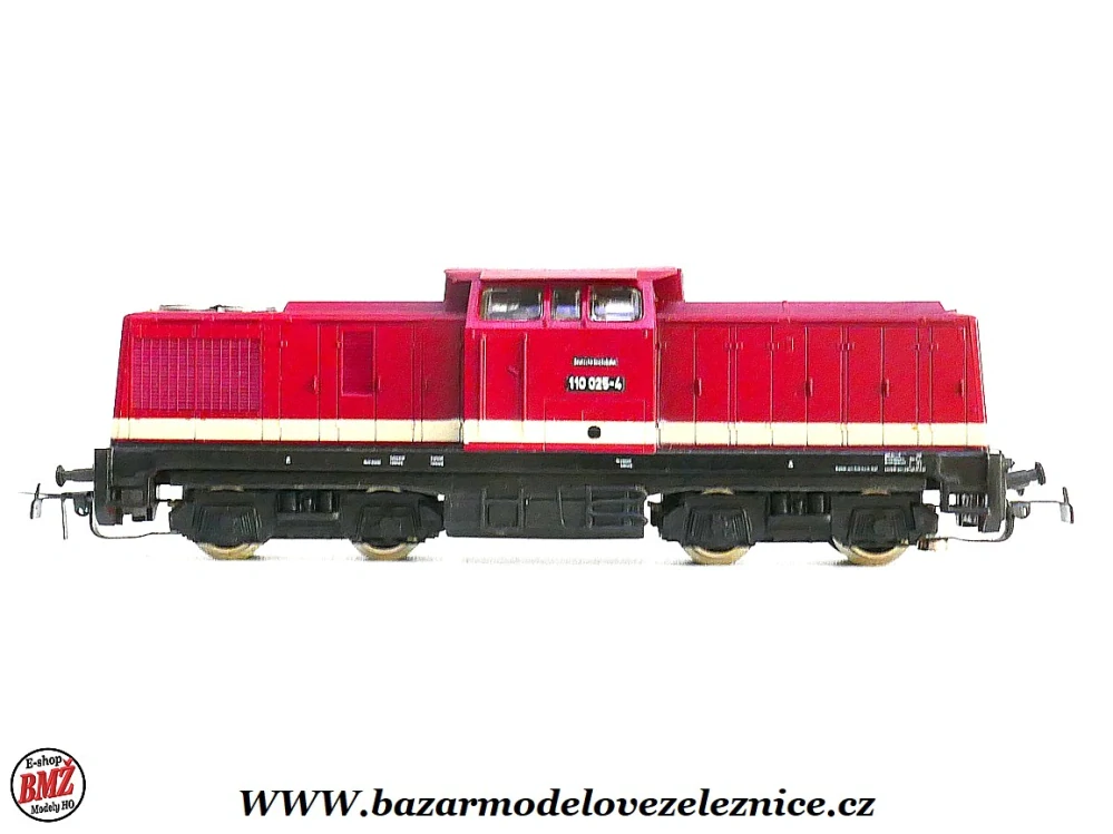 PIKO DDR - DC - Dieselová lokomotiva BR 110 025 DR - HO