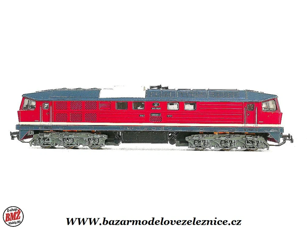 Piko DDR - DCC - Dieselová lokomotiva BR 130 005 DR - HO