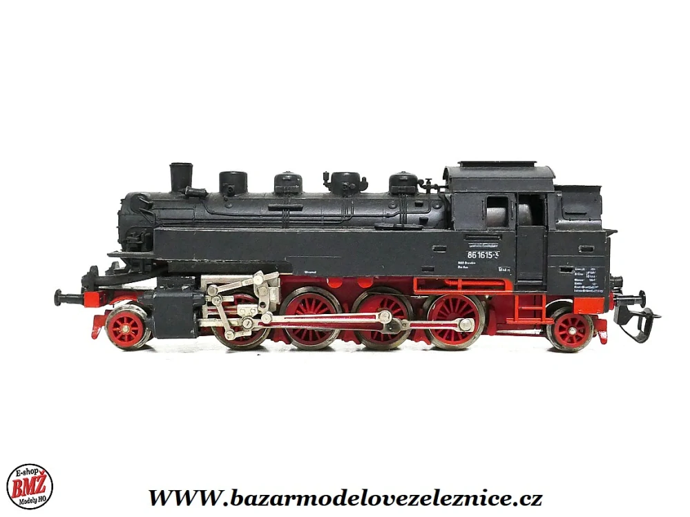 BTTB - Parní lokomotiva BR 86 1615 DR - TT