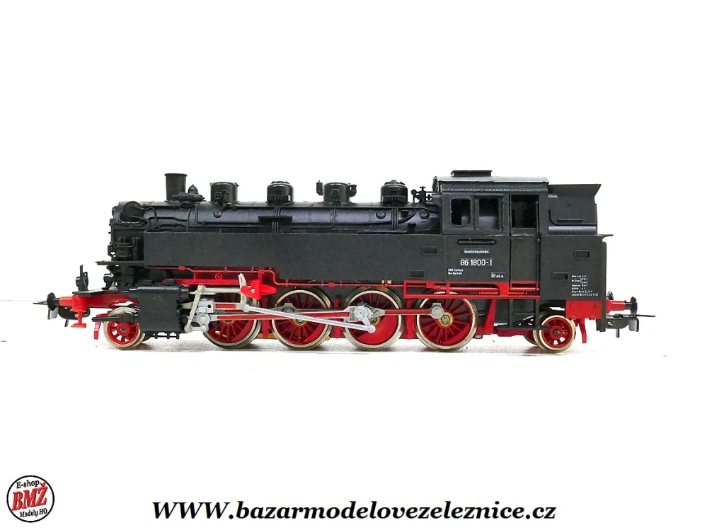 Piko DDR - DC - Parní lokomotiva BR 86 1800 DR - HO