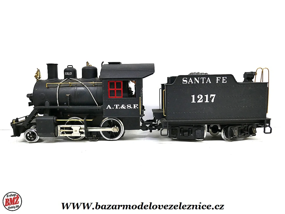 LGB - DCC + kouř - Parní lokomotiva ATSF Santa Fe - G