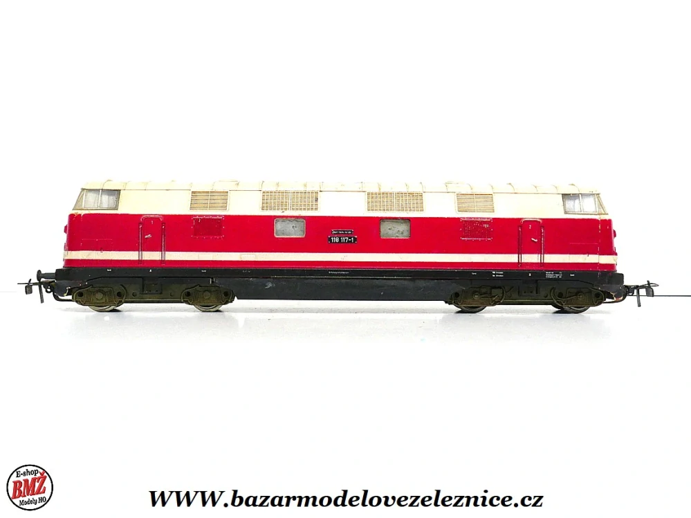 PIKO DDR - DC - Dieselová lokomotiva BR 118 117 DR - HO