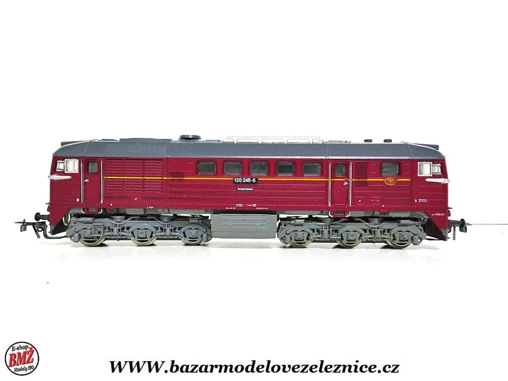 Piko DDR - DC - Dieselová lokomotiva BR 120 245 DR - HO