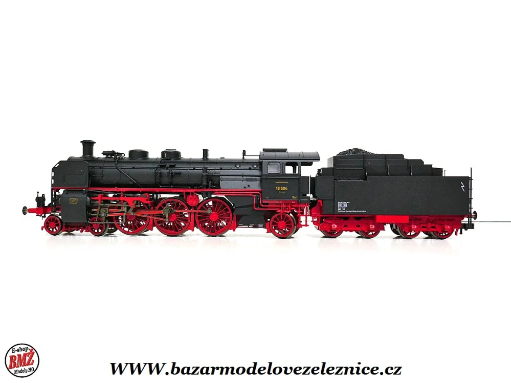 Fleischmann - DCC + ZVUK - Parní lokomotiva BR 18 504 DRG - HO