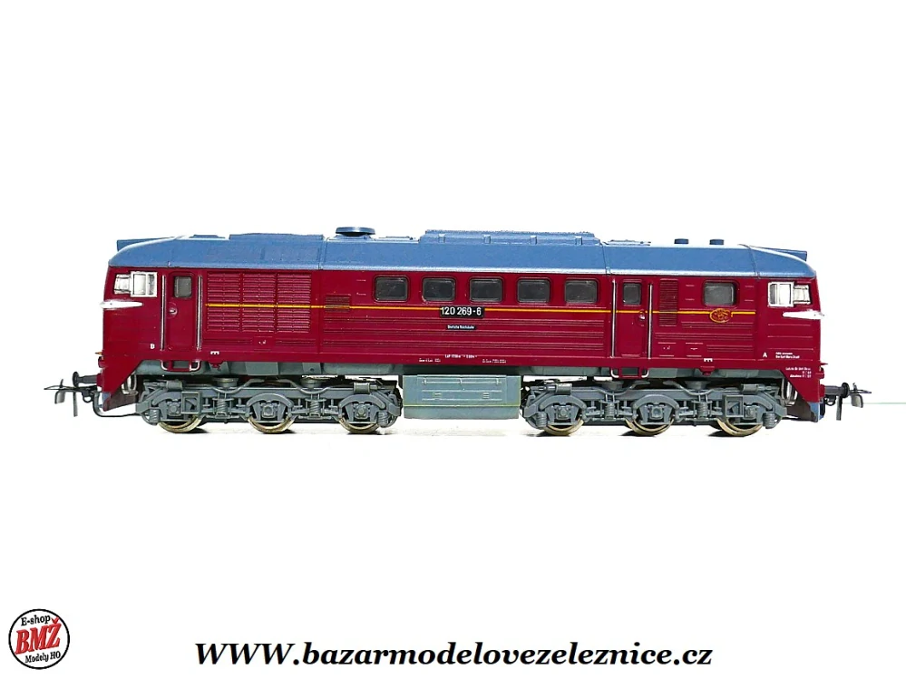 Piko DDR - DC - Dieselová lokomotiva BR 120 245 DR - HO
