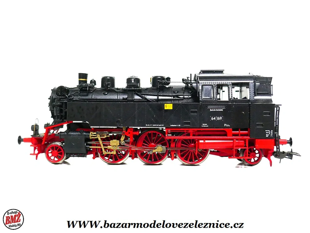 Roco -DCC + KOUŘ - Parní lokomotiva BR 64 169 DR - HO