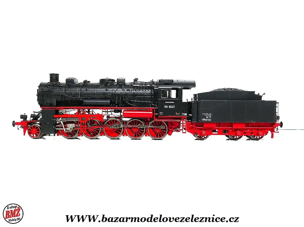 Rivarossi - DSS - Parní lokomotiva BR 58 1040 DR - HO