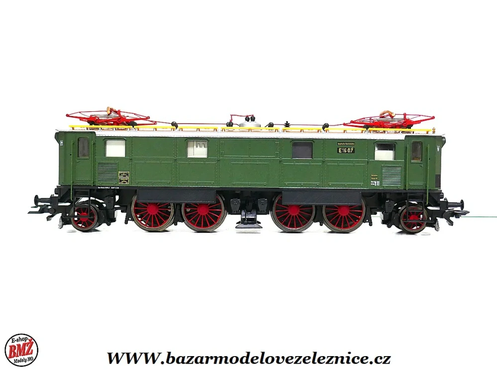 Roco - DSS - Elektrická lokomotiva muzeum E 16 07 DR - HO
