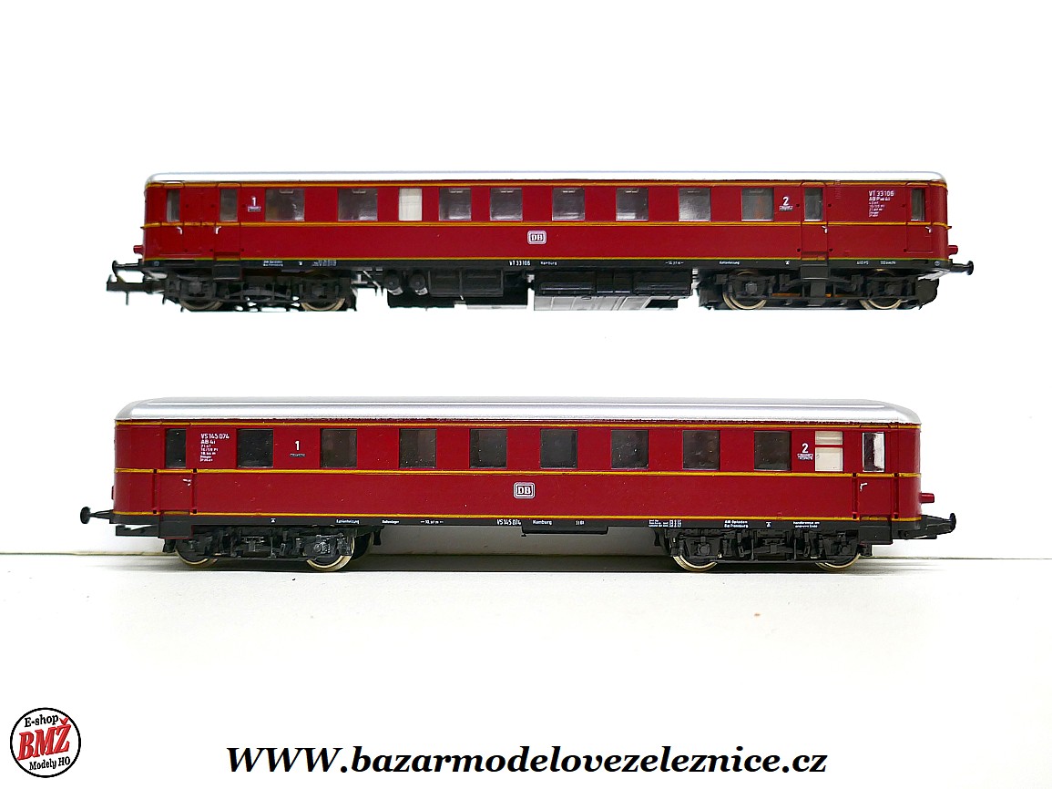 PIKO DDR - DC - Dieselová souprava BR 185/195 DB - HO