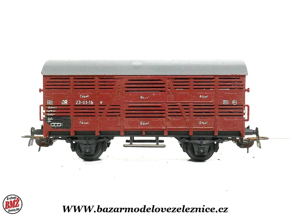 Piko DDR - Nákladní vůz DR na zvířectvo -  HO