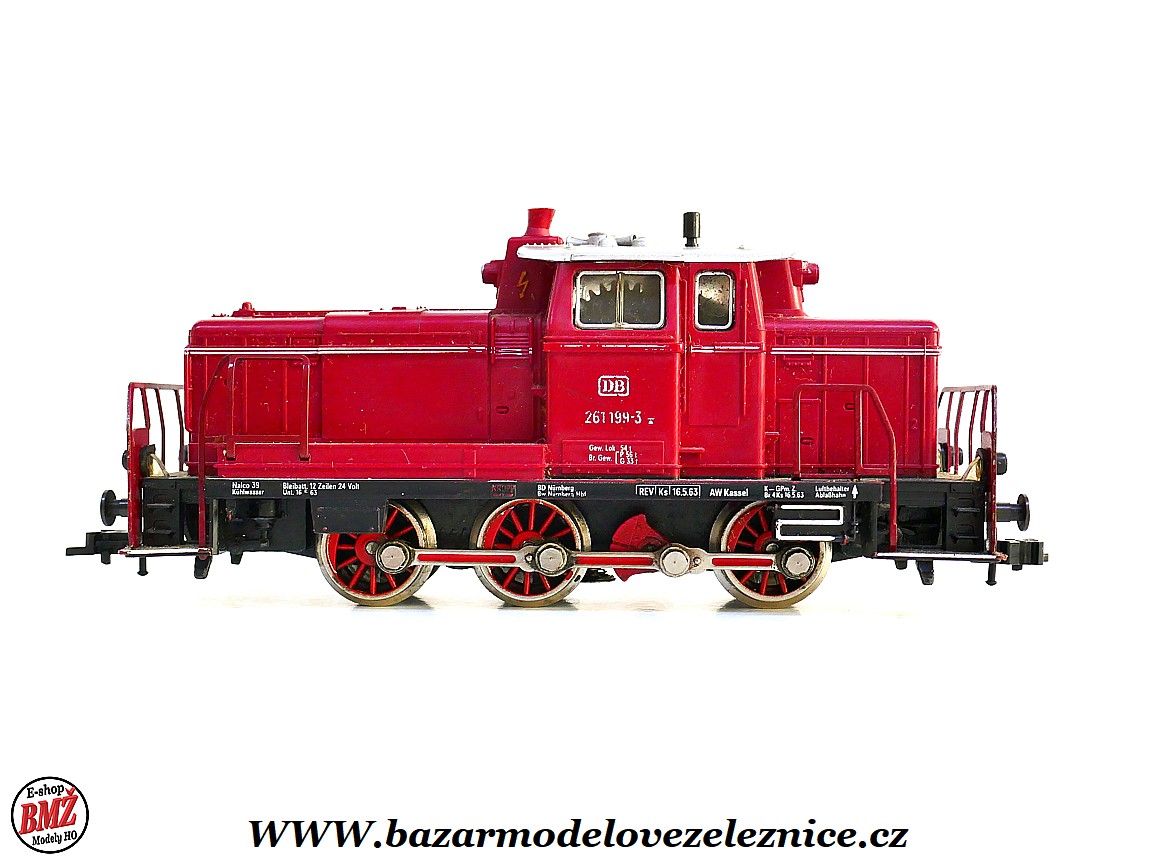 FLEISCHMANN - DC - Dieselová lokomotiva BR 261 199 DB - HO