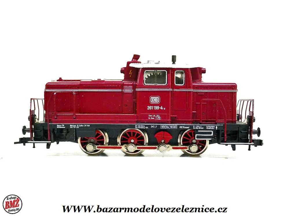 FLEISCHMANN - DC - Dieselová lokomotiva BR 261 199 DB - HO