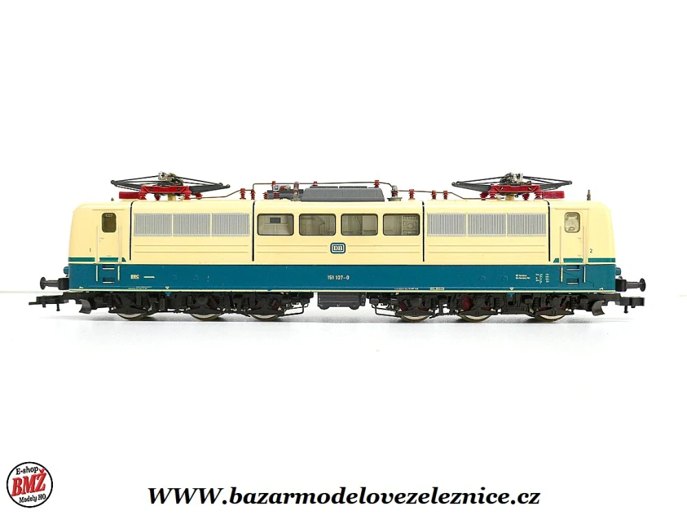 Fleischmann - DC - Elektrická lokomotiva BR 151 107 DB -  HO