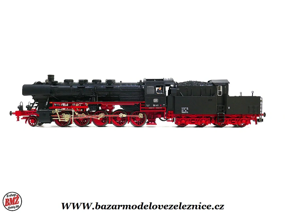 Fleischmann - DC - Parní lokomotiva BR 50 411 DB - HO