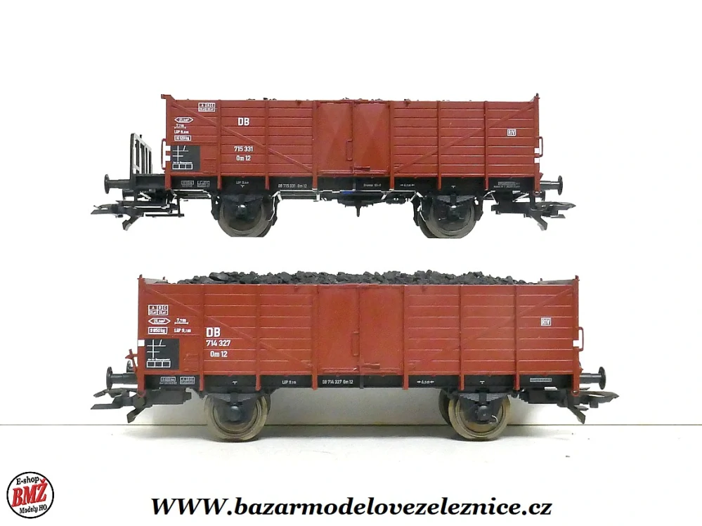 Fleischmann - Set 2 vozů otevřených vozů DB - HO