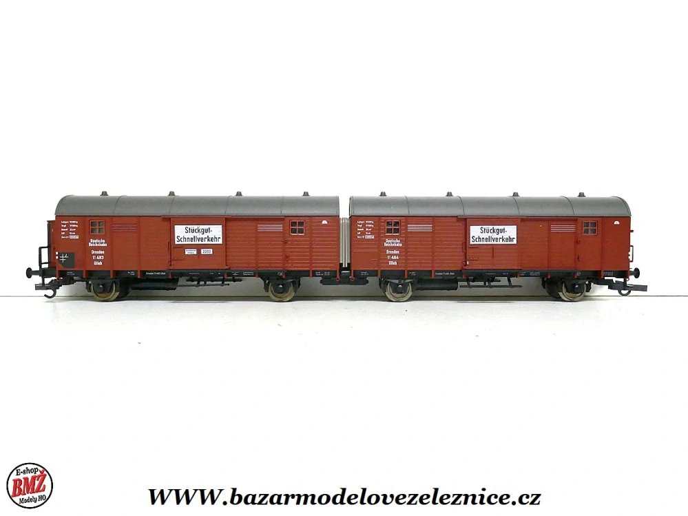 Fleischmann - Set 2 vozů krytých vozů DR - HO