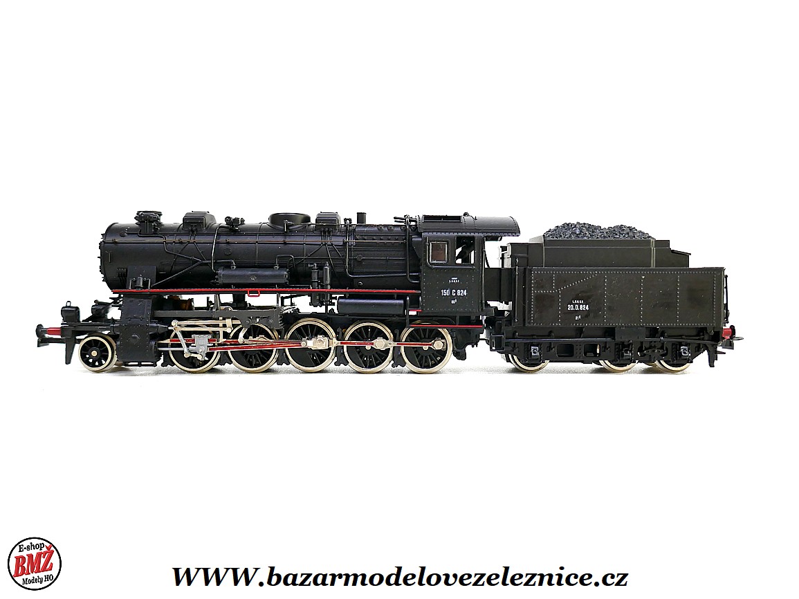 Roco - DC - Parní lokomotiva 150 C 824 SNCF - HO