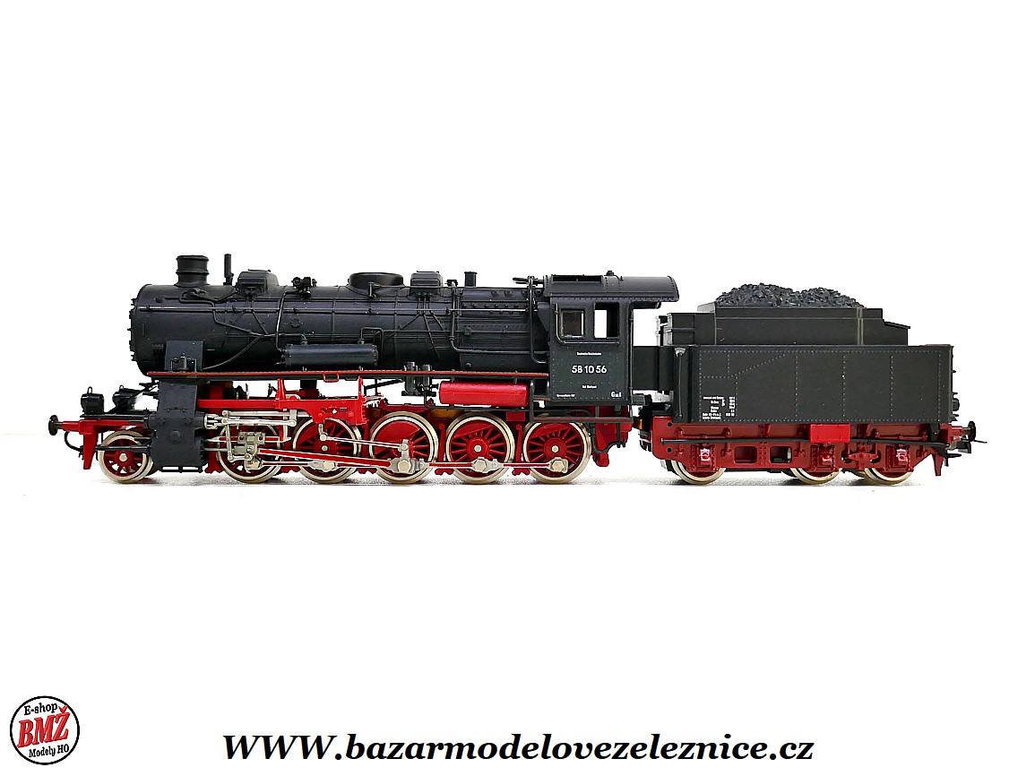 Roco - DC - Parní lokomotiva BR 58 1056 DR - HO