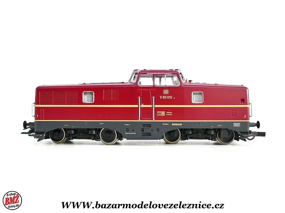 Roco - DCC - Dieselová lokomotiva V 80 010 DB - HO