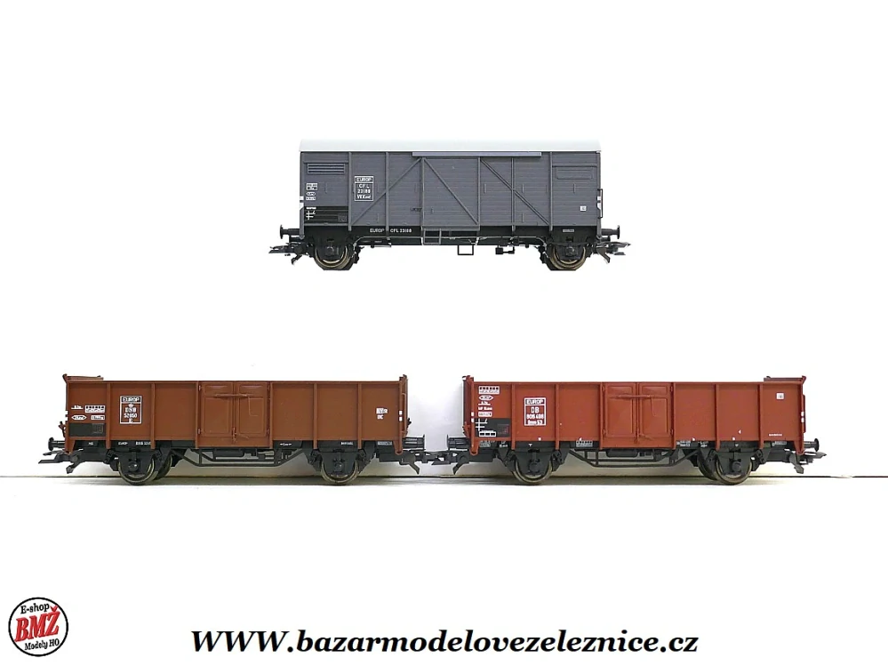 Roco - Set 3 nákladních vozů DB - HO