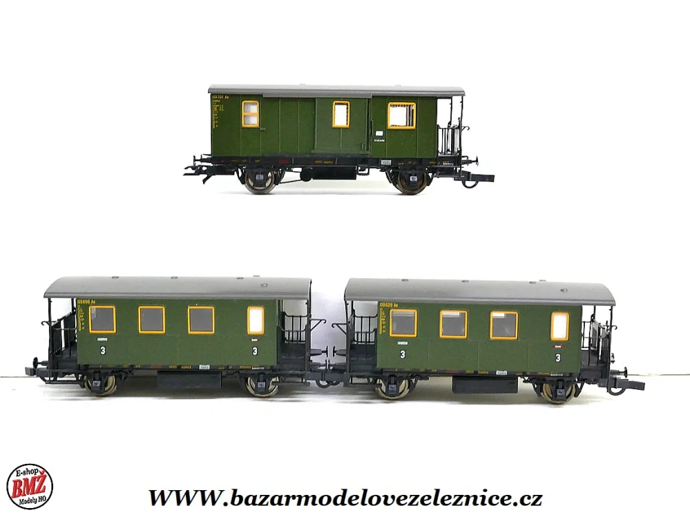 Roco - Set 3 osobních vozů DB - HO