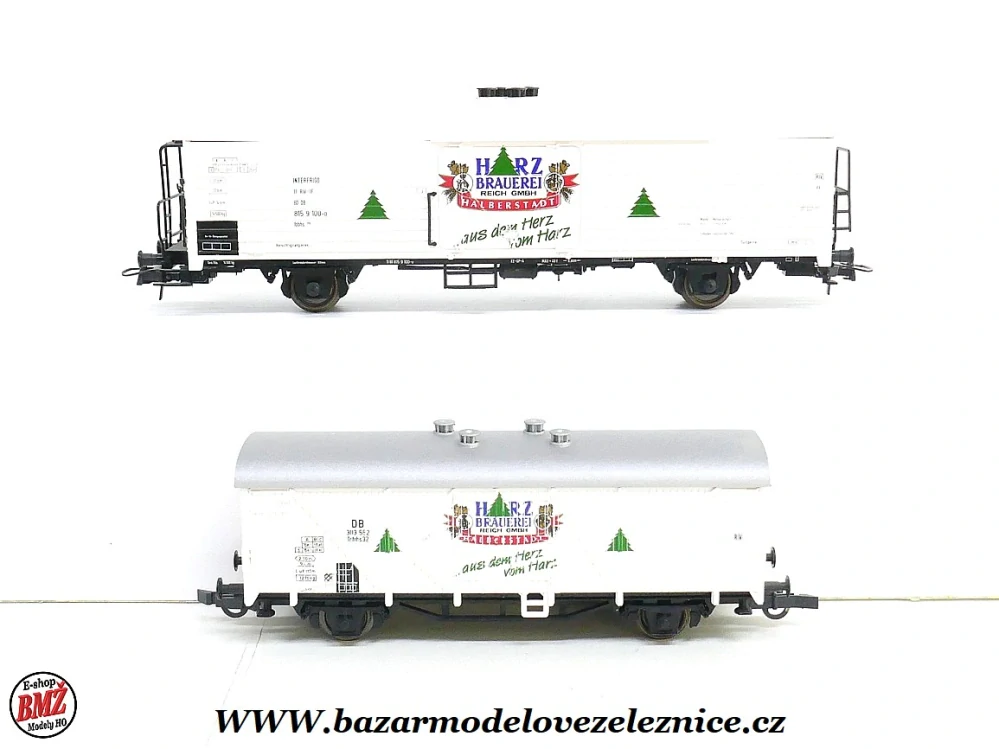 Roco - set 2 chladírenských vozů DB HARZ - HO