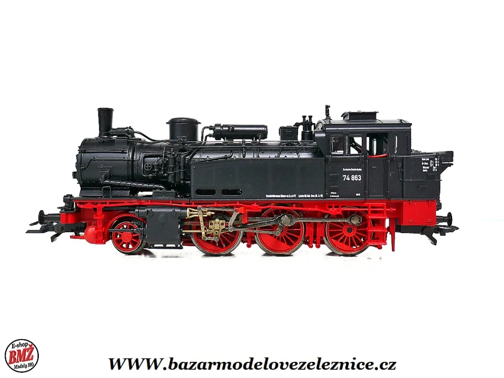 Roco - DCC - Parní lokomotiva BR 74 863 DB - HO