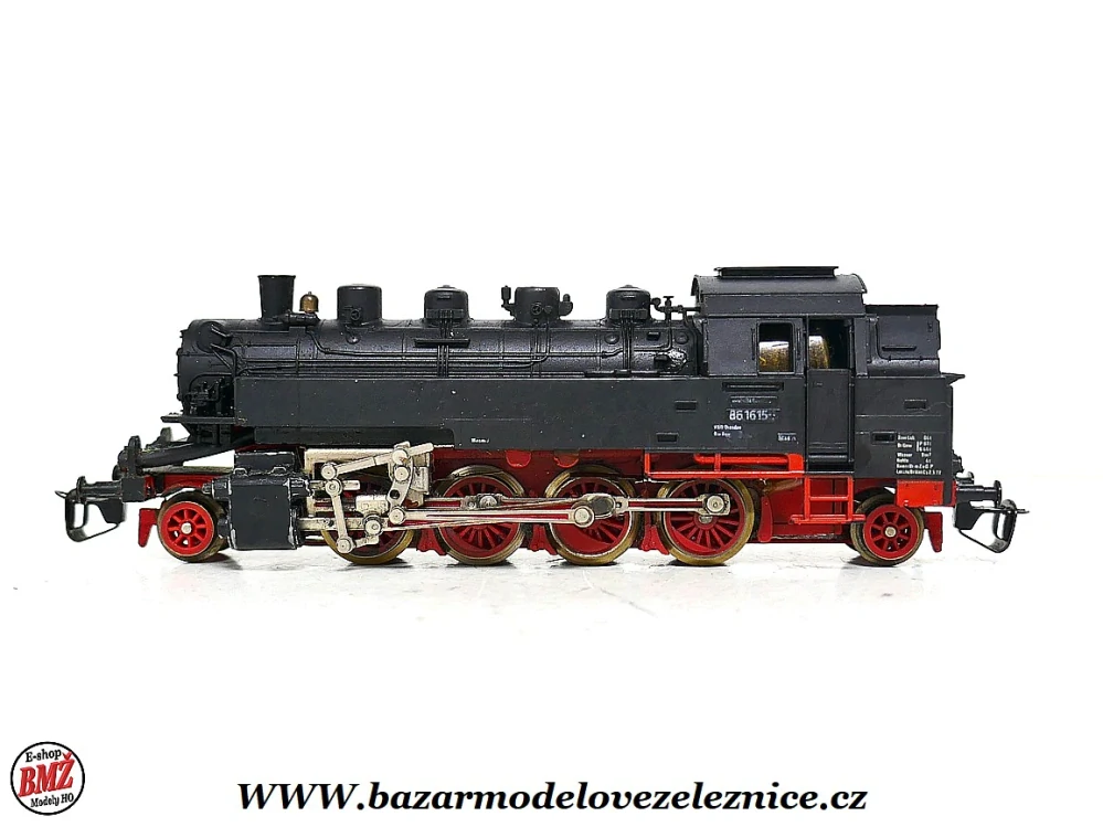 BTTB - Parní lokomotiva BR 86 1615 DR - TT