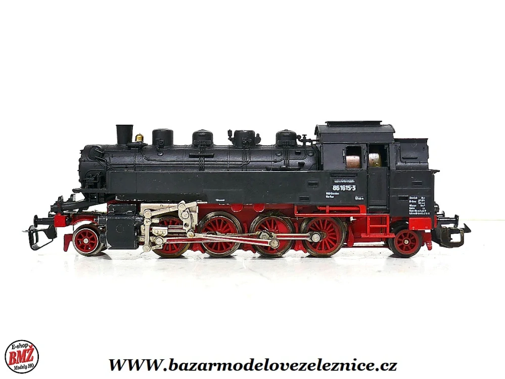 BTTB - Parní lokomotiva BR 86 1615 DR - TT