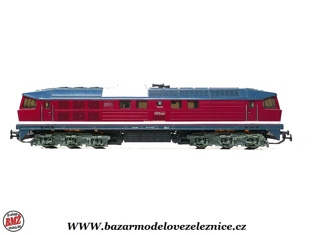 PIKO DDR - DC - Dieselová lokomotiva T 679 2002 ČSD- HO