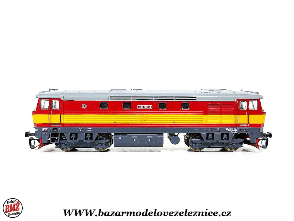   MTB - DCC + ZVUK - Dieselová lokomotiva 749 100 ČD Bardotka  - TT