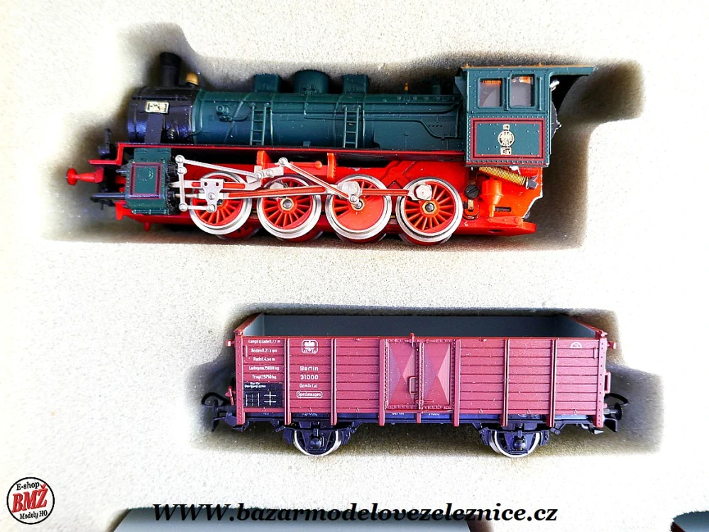 Piko DDR - DC - Set s BR 55 K.P.E.V. + 3 nákl. vozy - HO