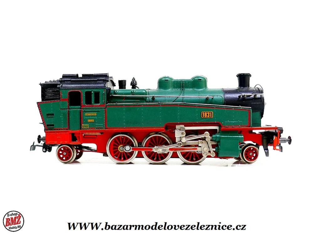 Piko DDR - DC - Set s BR 75 SASKO + 3 Os. vozy - HO