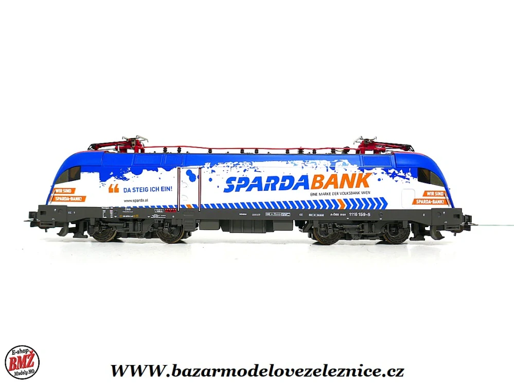 Nové Piko - DSS - Elektrická lokomotiva BR 1116 159 Sparda OBB - HO