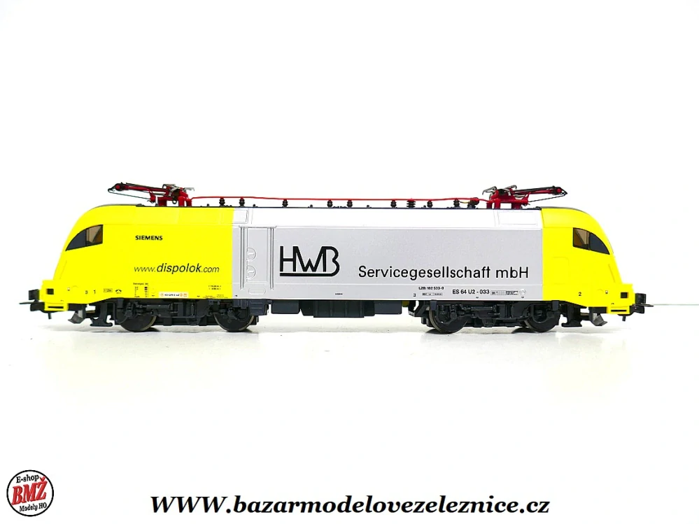 Nové Piko - DSS - Elektrická lokomotiva ES 64 U2 HWB Dispolok - HO