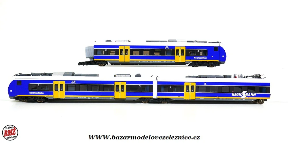 Piko Expert - DSS - elektrická jednotka BR 440 3 dílná. Nordwestbahn Ep. VI - HO