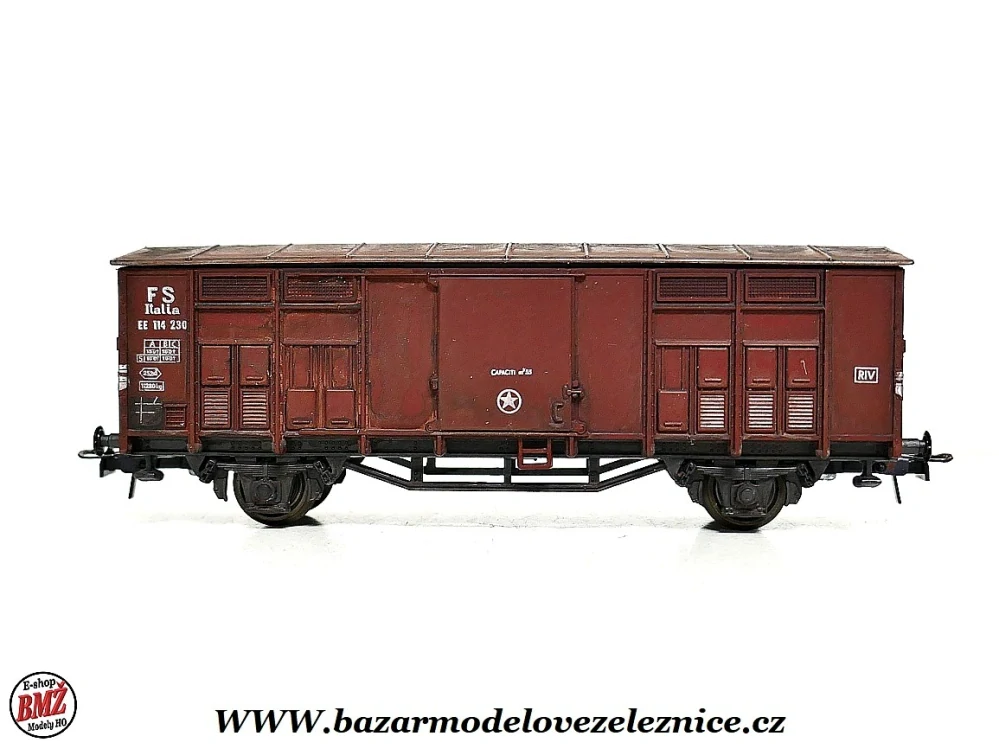 Roco - Krytý vůz FS patina - HO
