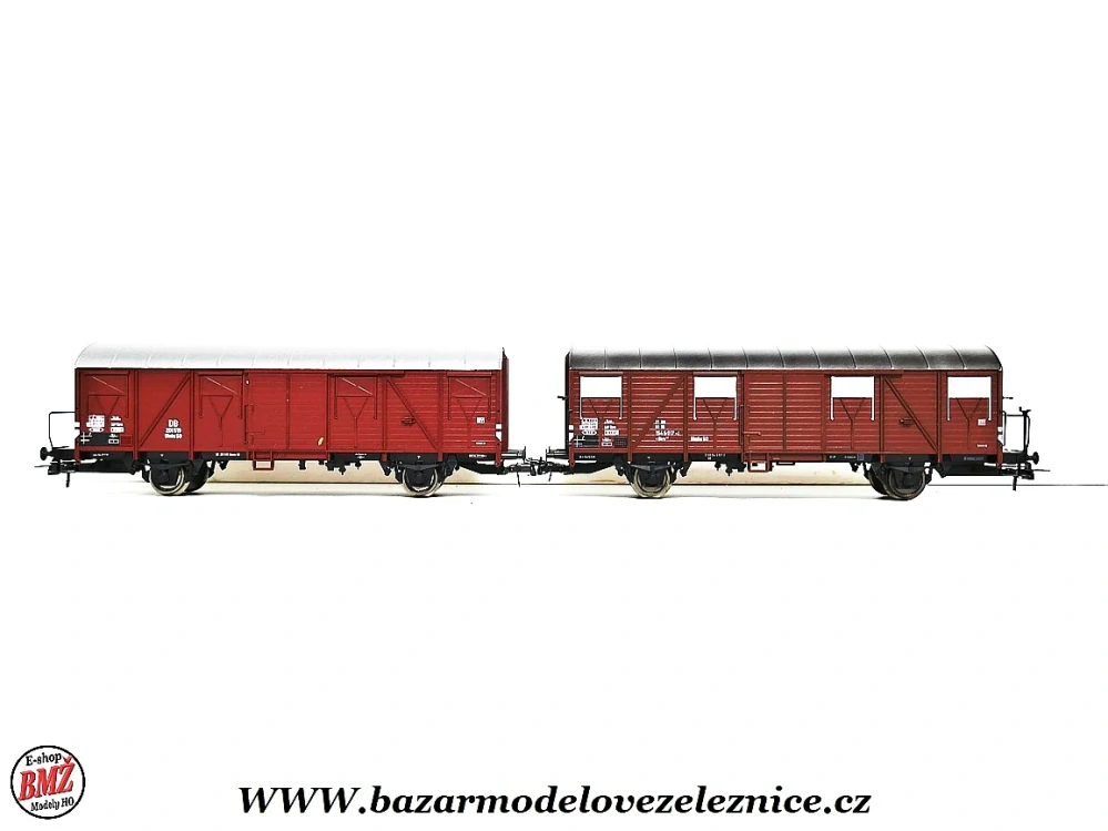 Roco - set 2 krytých vozů DB - HO